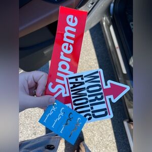 (3) SUPREME Stickers - SPRING 2026 Release